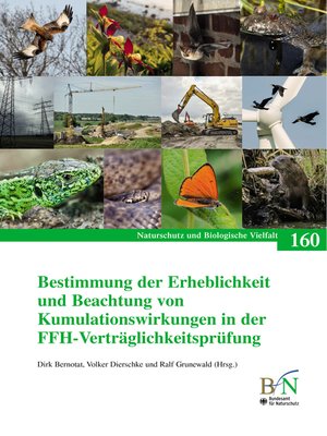 cover image of Bestimmung der Erheblichkeit und Beachtung von Kumulationswirkungen in der FFH-Verträglichkeitsprüfung